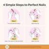 image:imageMelodySusie PlantBased 165ml 2Pcs Gel Base and Glassy Top Coat Set Unique TiltandStand Bottle for Easy Gel Access TPOampHEMAampHPMA Free No Wipe Foundation for UV Light Cured with Long Wear Shine