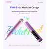 image:imageMelodySusie PocketNail PenShaped Cordless Modular Nail Drill Extended Kit PC100GR 20000RPM Slim Portable Rechargeable Electric File for Nail Care amp Gel Removal at Home for Beginners Grape Ice