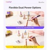 image:imageMelodySusie PocketNail PenShaped Cordless Modular Nail Drill Extended Kit PC100GR 20000RPM Slim Portable Rechargeable Electric File for Nail Care amp Gel Removal at Home for Beginners Grape Ice
