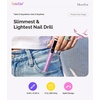 image:imageMelodySusie PocketNail PenShaped Cordless Modular Nail Drill Extended Kit PC100GR 20000RPM Slim Portable Rechargeable Electric File for Nail Care amp Gel Removal at Home for Beginners Grape Ice