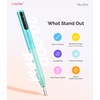 image:imageMelodySusie PocketNail PenShaped Cordless Modular Nail Drill Extended Kit PC100GR 20000RPM Slim Portable Rechargeable Electric File for Nail Care amp Gel Removal at Home for Beginners Light Blue