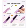 image:imageMelodySusie PocketNail PenShaped Cordless Modular Nail Drill Extended Kit PC100GR 20000RPM Slim Portable Rechargeable Electric File for Nail Care amp Gel Removal at Home for Beginners Grape Ice
