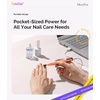 image:imageMelodySusie PocketNail Slim Ergonomic PenShaped USB Nail Drill PC100G 20000RPM Portable Electric File for All Manicure Pedicure Nail Care Shaping amp Gel Removal at Home for BeginnersParty Peach
