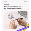 image:imageMelodySusie PocketNail Slim Ergonomic PenShaped USB Nail Drill PC100G 20000RPM Portable Electric File for All Manicure Pedicure Nail Care Shaping amp Gel Removal at Home for BeginnersAthens Blue