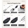 image:imageMelodySusie PocketNail Slim Ergonomic PenShaped USB Nail Drill PC100G 20000RPM Portable Electric File for All Manicure Pedicure Nail Care Shaping amp Gel Removal at Home for BeginnersSilver
