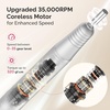 image:imageMelodySusie Portable ClipOn Rechargeable Nail Drill with Tilted Display Design SM320G 35000RPM HighEfficiency EFile for All Manicure Shaping amp Gel Removal Perfect for Advanced Home amp Salon UseWhite