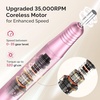 image:imageMelodySusie Portable ClipOn Rechargeable Nail Drill with Tilted Display Design SM320G 35000RPM HighEfficiency EFile for All Manicure Shaping amp Gel Removal Perfect for Advanced Home amp Salon UsePink