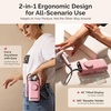 image:imageMelodySusie Portable ClipOn Rechargeable Nail Drill with Tilted Display Design SM320G 35000RPM HighEfficiency EFile for All Manicure Shaping amp Gel Removal Perfect for Advanced Home amp Salon UsePink