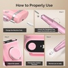 image:imageMelodySusie Portable ClipOn Rechargeable Nail Drill with Tilted Display Design SM320G 35000RPM HighEfficiency EFile for All Manicure Shaping amp Gel Removal Perfect for Advanced Home amp Salon UsePink