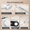 image:imageMelodySusie Portable ClipOn Rechargeable Nail Drill with Tilted Display Design SM320G 35000RPM HighEfficiency EFile for All Manicure Shaping amp Gel Removal Perfect for Advanced Home amp Salon UseWhite
