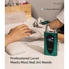image:imageMelodySusie Professional ClipOn HighEfficiency Nail Drill MM400C 35000RPM Rechargeable Electric File with Lightweight Handpiece for All Manicure Shaping Polishing Gel Removal amp Salon UseGreen