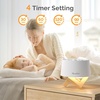 image:imageMelodySusie Rechargeable White Noise Machine for Sleep Travel amp Salon with Wooden Stand Sound Machine with 31 Soothing Sounds MultiNight Light 32 Volumes amp 4 Timers for Baby Adult