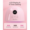 image:imageMelodySusie SC300F Cordless Nail Drill amp PPlus30F UV Lamp Starter Kit for Manicure amp Gel Nails Ideal Kit for Home Salon Nail Learners amp Hobbyists Pink