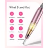 image:imageMelodySusie SC300F Cordless Nail Drill amp PPlus30F UV Lamp Starter Kit for Manicure amp Gel Nails Ideal Kit for Home Salon Nail Learners amp Hobbyists Pink