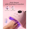 image:imageMelodySusie SC300F Cordless Nail Drill amp PPlus30F UV Lamp Starter Kit for Manicure amp Gel Nails Ideal Kit for Home Salon Nail Learners amp Hobbyists Pink