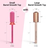 image:imageMelodySusie Safety Nail Drill Bits 332 Smooth Round Top Small Barrel Carbide Bits Fast Remove Acrylic or Hard Gel for Manicure Pedicure Salon Professional or Beginner Pink Blossom CoarsePink Blossom