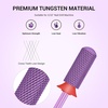 image:imageMelodySusie Safety Nail Drill Bits 332 Smooth Round Top Small Barrel Carbide Bits Fast Remove Acrylic or Hard Gel for Manicure Pedicure Salon Professional or Beginner Pink Blossom CoarsePurple