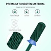 image:imageMelodySusie Safety Nail Drill Bits 332 Smooth Round Top Small Barrel Carbide Bits Fast Remove Acrylic or Hard Gel for Manicure Pedicure Salon Professional or Beginner Pink Blossom CoarseGreen