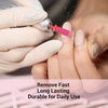 image:imageMelodySusie Safety Nail Drill Bits 332 Smooth Round Top Small Barrel Carbide Bits Fast Remove Acrylic or Hard Gel for Manicure Pedicure Salon Professional or Beginner Pink Blossom CoarsePink Blossom