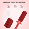 image:imageMelodySusie Safety Nail Drill Bits 332 Smooth Round Top Small Barrel Carbide Bits Fast Remove Acrylic or Hard Gel for Manicure Pedicure Salon Professional or Beginner Pink Blossom CoarseRed