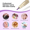 image:imageMelodySusie Safety Nail Drill Bits 332 Smooth Round Top Small Barrel Carbide Bits Fast Remove Acrylic or Hard Gel for Manicure Pedicure Salon Professional or Beginner Pink Blossom CoarsePurple