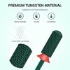 image:imageMelodySusie Safety Nail Drill Bits 332 Smooth Round Top Small Barrel Carbide Bits Fast Remove Acrylic or Hard Gel for Manicure Pedicure Salon Professional or Beginner Pink Blossom CoarseGreen