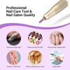image:imageMelodySusie Safety Nail Drill Bits 332 Smooth Round Top Small Barrel Carbide Bits Fast Remove Acrylic or Hard Gel for Manicure Pedicure Salon Professional or Beginner Pink Blossom CoarsePurple