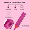 image:imageMelodySusie Super Long Tapered Nail Drill Bits 332 Carbide Tungsten Bits Suitable for Manicure Pedicure Cuticle Gel Polishing Professional Advanced Bits Gold Series BitX FinePink Blossom
