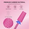 image:imageMelodySusie Tapered Barrel Nail Drill Bits 332 Carbide Tungsten Bits Suitable for Manicure Pedicure Cuticle Gel Polishing Technicians Bits Silver amp Rose Gold Series BitS Extra FineTapered Barrel BitPink Blossom