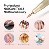 image:imageMelodySusie Tapered Barrel Nail Drill Bits 332 Carbide Tungsten Bits Suitable for Manicure Pedicure Cuticle Gel Polishing Technicians Bits Silver amp Rose Gold Series BitS Extra FineNib BitRose Gold