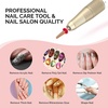 image:imageMelodySusie Tapered Barrel Nail Drill Bits 332 Carbide Tungsten Bits Suitable for Manicure Pedicure Cuticle Gel Polishing Technicians Bits Silver amp Rose Gold Series BitS Extra FineRose Gold