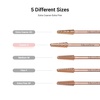image:imageMelodySusie Tapered Barrel Nail Drill Bits 332 Carbide Tungsten Bits Suitable for Manicure Pedicure Cuticle Gel Polishing Technicians Bits Silver amp Rose Gold Series BitS Extra FineRose Gold