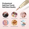 image:imageMelodySusie Tapered Barrel Nail Drill Bits 332 Carbide Tungsten Bits Suitable for Manicure Pedicure Cuticle Gel Polishing Technicians Bits Silver amp Rose Gold Series BitS Extra FineNib BitRose Gold