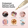 image:imageMelodySusie Tapered Barrel Nail Drill Bits 332 Carbide Tungsten Bits Suitable for Manicure Pedicure Cuticle Gel Polishing Technicians Bits Silver amp Rose Gold Series BitS Extra FineNib BitGold