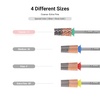 image:imageMelodySusie Tapered Barrel Nail Drill Bits 332 Carbide Tungsten Bits Suitable for Manicure Pedicure Cuticle Gel Polishing Technicians Bits Silver amp Rose Gold Series BitS Extra FineTapered Barrel Bit