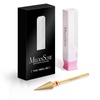 image:imageMelodySusie Tapered Barrel Nail Drill Bits 332 Carbide Tungsten Bits Suitable for Manicure Pedicure Cuticle Gel Polishing Technicians Bits Silver amp Rose Gold Series BitS Extra FineNib BitGold