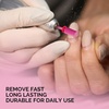 image:imageMelodySusie Tapered Barrel Nail Drill Bits 332 Carbide Tungsten Bits Suitable for Manicure Pedicure Cuticle Gel Polishing Technicians Bits Silver amp Rose Gold Series BitS Extra FineTapered Barrel BitPink Blossom