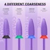 image:imageMelodySusie Typhoon Nail Drill Bits 332 Carbide Tungsten Multifunction Bits Fast Remove Acrylic or Hard Gel for Manicure Pedicure Salon Professional or Beginner Pink Blossom FinePurple