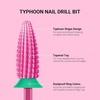 image:imageMelodySusie Typhoon Nail Drill Bits 332 Carbide Tungsten Multifunction Bits Fast Remove Acrylic or Hard Gel for Manicure Pedicure Salon Professional or Beginner Pink Blossom FinePink Blossom