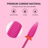 image:imageMelodySusie Typhoon Nail Drill Bits 332 Carbide Tungsten Multifunction Bits Fast Remove Acrylic or Hard Gel for Manicure Pedicure Salon Professional or Beginner Pink Blossom FinePink Blossom