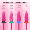 image:imageMelodySusie Typhoon Nail Drill Bits 332 Carbide Tungsten Multifunction Bits Fast Remove Acrylic or Hard Gel for Manicure Pedicure Salon Professional or Beginner Pink Blossom FinePink Blossom