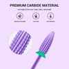 image:imageMelodySusie Typhoon Nail Drill Bits 332 Carbide Tungsten Multifunction Bits Fast Remove Acrylic or Hard Gel for Manicure Pedicure Salon Professional or Beginner Pink Blossom FinePurple