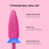 image:imageMelodySusie Typhoon Nail Drill Bits 332 Carbide Tungsten Multifunction Bits Fast Remove Acrylic or Hard Gel for Manicure Pedicure Salon Professional or Beginner Pink Blossom FinePink Blossom