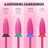 image:imageMelodySusie Typhoon Nail Drill Bits 332 Carbide Tungsten Multifunction Bits Fast Remove Acrylic or Hard Gel for Manicure Pedicure Salon Professional or Beginner Pink Blossom FinePink Blossom