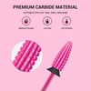 image:imageMelodySusie Typhoon Nail Drill Bits 332 Carbide Tungsten Multifunction Bits Fast Remove Acrylic or Hard Gel for Manicure Pedicure Salon Professional or Beginner Pink Blossom FinePink Blossom