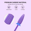 image:imageMelodySusie Typhoon Nail Drill Bits 332 Carbide Tungsten Multifunction Bits Fast Remove Acrylic or Hard Gel for Manicure Pedicure Salon Professional or Beginner Pink Blossom FinePurple