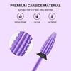 image:imageMelodySusie Typhoon Nail Drill Bits 332 Carbide Tungsten Multifunction Bits Fast Remove Acrylic or Hard Gel for Manicure Pedicure Salon Professional or Beginner Pink Blossom FinePurple