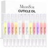 image:imageMelodySusie 10ML Cuticle Care Kit  Cuticle Oil and Cuticle Remover Cuticle Nourishes and Softener Promotes Nail Growth and Strength for Home and Salon Use 2PCS0 Fl Oz Pack of 12