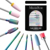 image:imageMelodySusie 10Pcs Nail Drill Bits Set 332 Tungsten Carbide amp Ceramic Efile Bits for Acrylic Gel Removal Diamond Cuticle Bits for Manicure Prep Salon Home Nail Care SuppliesWhite amp ColorfulPink  Colorful