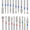 image:imageMelodySusie 20pcs Nail Drill Bits Set 332 Inch Diamond Cuticle Nail Bits Kit for Nail Drill EFile Manicure Pedicure Remover Tools for Acrylic Gel Nails Salon Home Nail Care Supplies Silver
